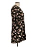 Saltwater LUXE 100% Rayon Floral Black Short Sleeve Blouse Size L - photo 4