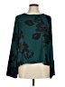 Apt. 9 100% Polyester Teal Long Sleeve Blouse Size M - photo 1