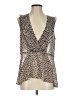 CAbi Tan Sleeveless Blouse Size S - photo 1