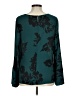 Apt. 9 100% Polyester Teal Long Sleeve Blouse Size M - photo 2