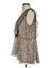 CAbi Tan Sleeveless Blouse Size S - photo 5