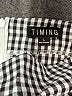 Timing 100% Cotton Black 3/4 Sleeve Blouse Size L - photo 4