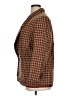 Giorgio Sant'Angelo 100% Wool Houndstooth Brown Wool Blazer Size 14 - photo 5