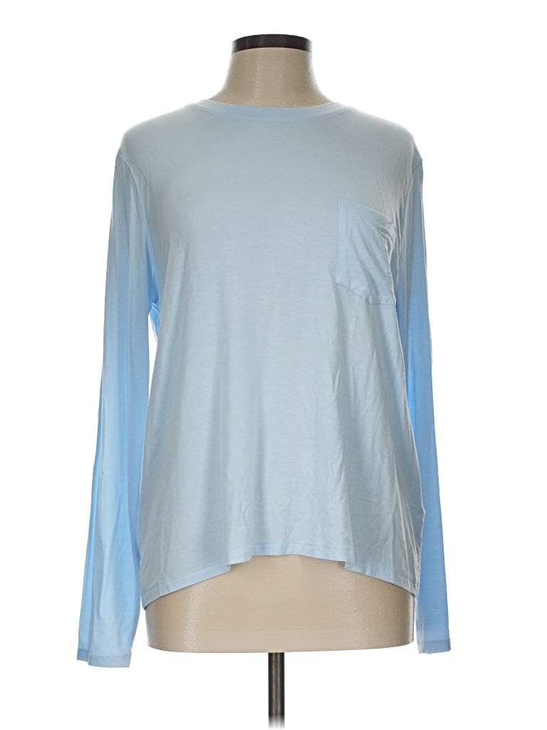Pre-owned American Eagle Outfitters Long Sleeve T-shirt In Blue
