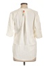 Joie 100% Polyester Ivory Short Sleeve Blouse Size L - photo 2