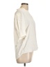 Joie 100% Polyester Ivory Short Sleeve Blouse Size L - photo 4