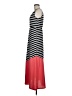 Unbranded 100% Polyester Stripes Red Casual Dress Size M - photo 5