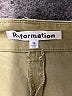 Reformation 100% Tencel Solid Green Khaki Shorts Size 12 - photo 3