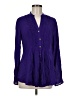 Spense 100% Viscose Purple Long Sleeve Blouse Size M - photo 1