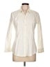 Theory 100% Cotton Ivory Long Sleeve Button-Down Shirt Size L - photo 1