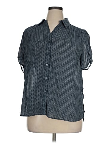 Adrianna Papell Short Sleeve Blouse (view 1)