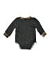 Unbranded Tweed Gray Long Sleeve Onesie Size 0-3 mo - photo 2