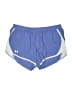 Under Armour 100% Polyester Blue Athletic Shorts Size L - photo 1