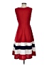 Shein Color Block Red Casual Dress Size 4 - photo 2