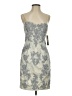 Decode 1.8 100% Polyester Paisley Gray Cocktail Dress Size 2 - photo 1
