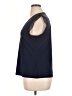 DKNY Blue Sleeveless Blouse Size XL - photo 5