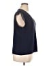 DKNY Blue Sleeveless Blouse Size XL - photo 4
