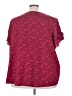 Lane Bryant 100% Polyester Pink Short Sleeve Blouse Size 28 - photo 2