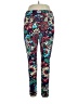 Lularoe Floral Blue Active Pants Size 1X (Tall & Curvy) - photo 1