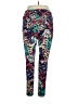 Lularoe Floral Blue Active Pants Size 1X (Tall & Curvy) - photo 2