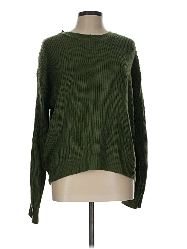 Pre-owned Unbranded Pullover Sweater In Green