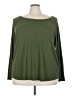 Nine Britton Green 3/4 Sleeve Top Size 3X - photo 1