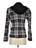 Central Park West 100% Polyester Plaid Gray Blazer Size XS - photo 2
