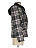 Central Park West 100% Polyester Plaid Gray Blazer Size XS - photo 4