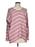Reb & J. Stripes Pink Pullover Sweater Size M - photo 1