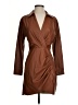 Saylor 100% Polyurethane Brown Cocktail Dress Size S - photo 1