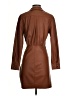 Saylor 100% Polyurethane Brown Cocktail Dress Size S - photo 2