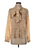 Love 21 100% Polyester Gold Long Sleeve Blouse Size S - photo 1