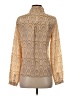 Love 21 100% Polyester Gold Long Sleeve Blouse Size S - photo 2