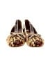 Sam Edelman Floral Gold Flats Size 8 1/2 - photo 2