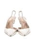 Delman Shoes Metallic Silver Heels Size EU 35 1/2 - photo 2