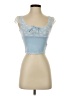 Shein Blue Sleeveless Blouse Size 2 - photo 1