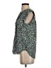 Ann Taylor LOFT 100% Polyester Animal Print Teal Sleeveless Blouse Size S - photo 5