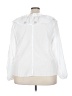 ELOQUII 100% Polyester White Long Sleeve Blouse Size 24 - photo 2