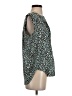 Ann Taylor LOFT 100% Polyester Animal Print Teal Sleeveless Blouse Size S - photo 4