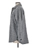 Athleta Tweed Gray Long Sleeve Button-Down Shirt Size M - photo 5