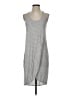 Gap 100% Rayon Stripes Gray Casual Dress Size S - photo 1