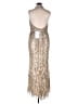 Mac Duggal 100% Polyester Silver Cocktail Dress Size 14 - photo 2