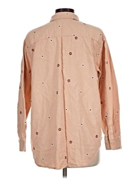 Madewell Daisy Embroidered Flannel Classic Ex-Boyfriend Shirt (view 2)