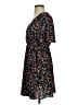 Aqua Floral Black Casual Dress Size S - photo 5