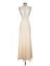 Betsy & Adam 100% Polyester Tan Cocktail Dress Size 2 - photo 2