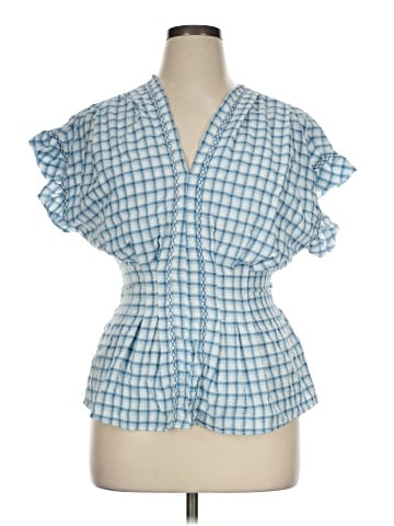 Max Studio Short Sleeve Blouse (view 1)