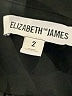Elizabeth and James Black Blazer Size 2 - photo 6