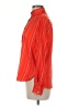 Evan Picone Stripes Orange Red Long Sleeve Blouse Size 8 - photo 5