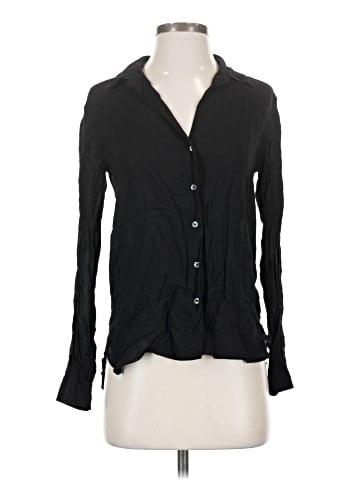 James Perse Long Sleeve Blouse (view 1)