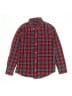 Janie and Jack 100% Cotton Plaid Red Long Sleeve Button-Down Shirt Size 8 - photo 1